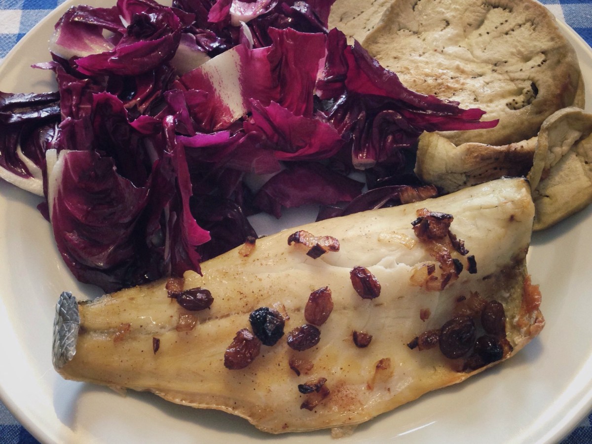 …Flash! Branzino all’uvetta