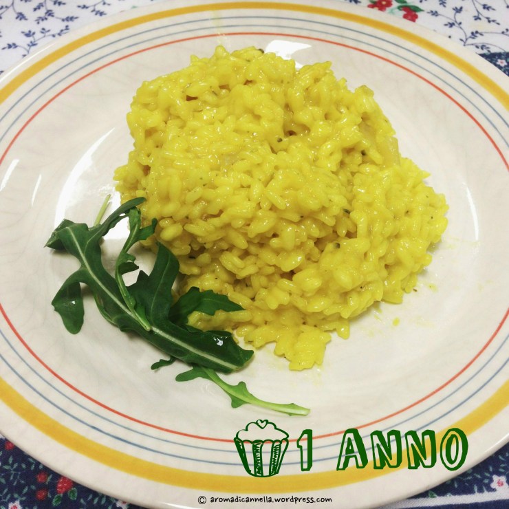 Un anno di Aroma di Cannella: Julie, Julia & risotto allo&nbsp;zafferano