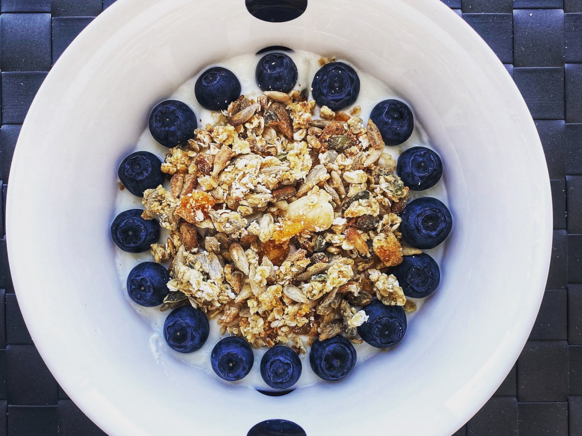 QUARK BOWL WITH BLUEBERRIES & HOMEMADE&nbsp;GRANOLA