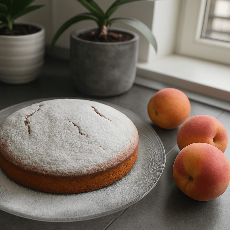PEACH YOGURT CAKE