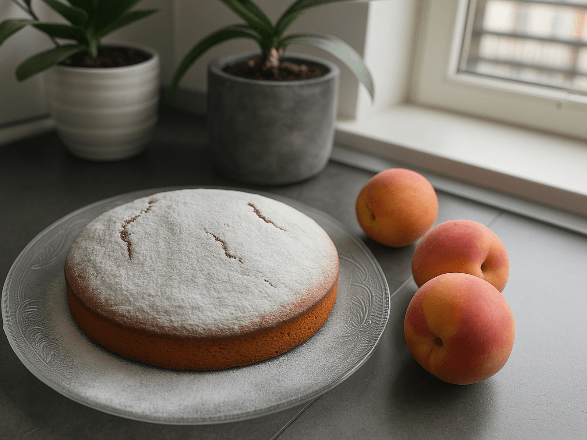 PEACH YOGURT CAKE