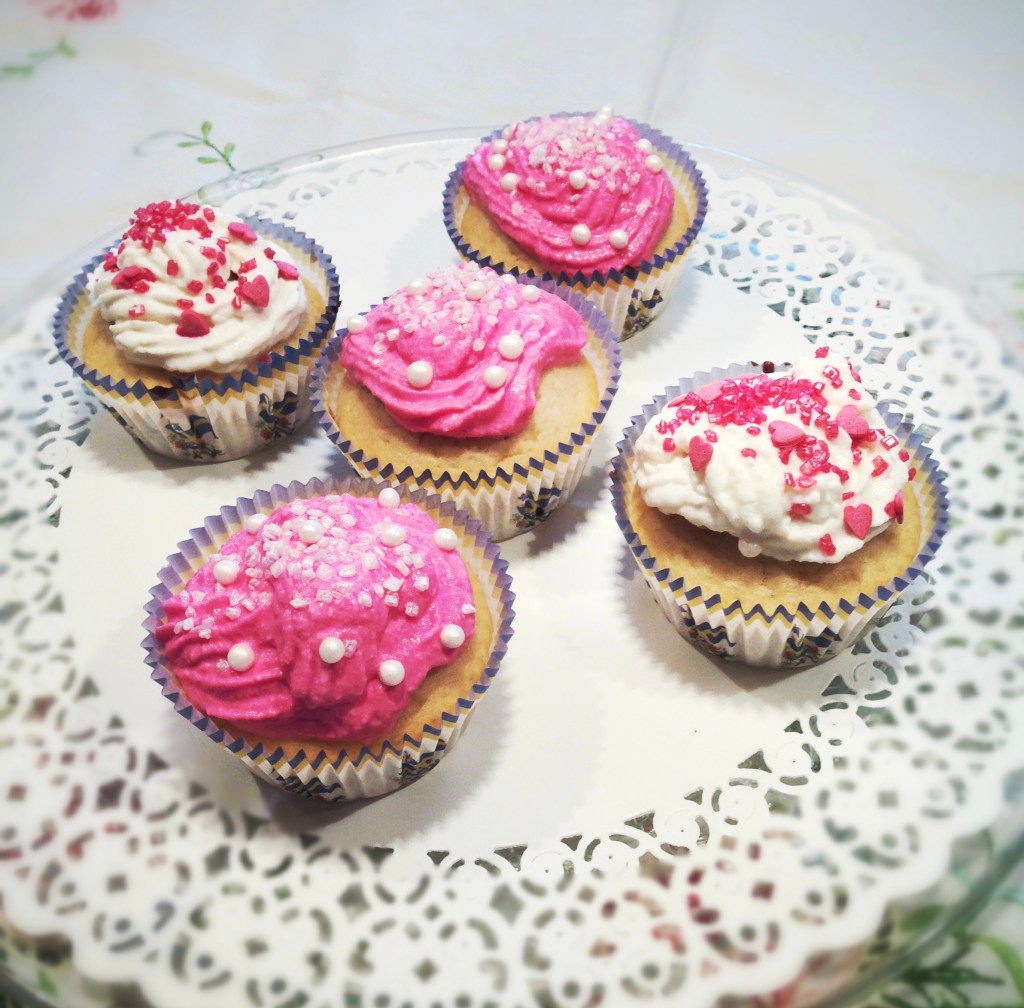 JAM-FILLED BERRY MUFFINS WITH RICOTTA&nbsp;FROSTING
